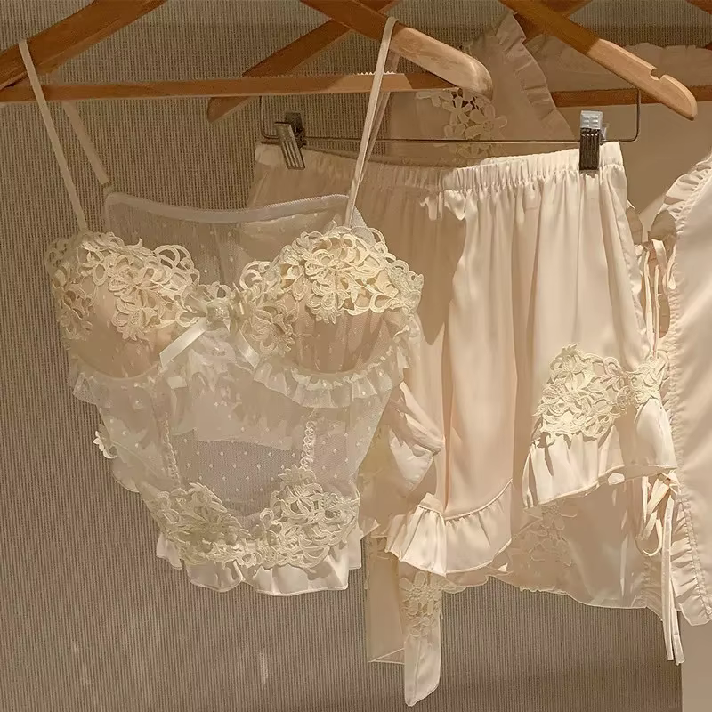 Ensemble pyjama 4 pièces pour femmes