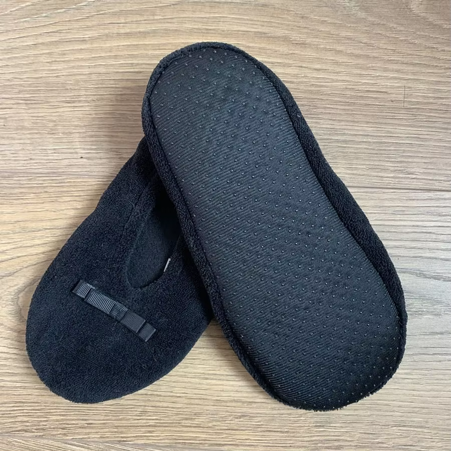 Maison moelleux pantoufle chaussette femmes hiver chaud Contton Slip Non Grip intérieur