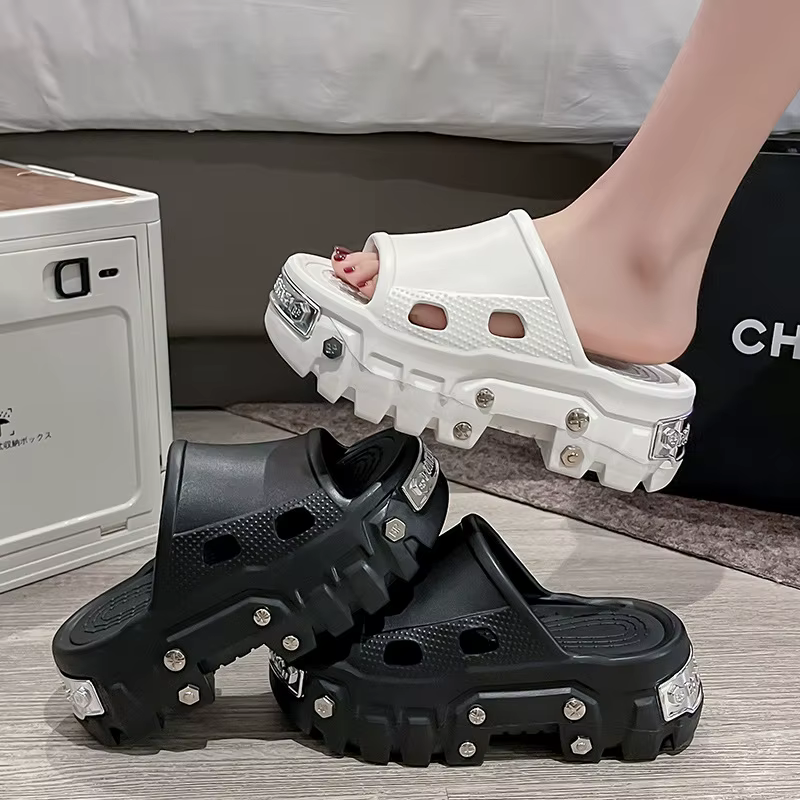 Pantoufles à plateforme pour femmes