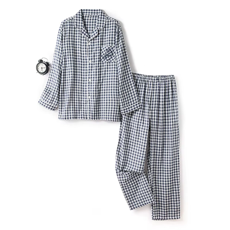 Ensemble de pyjama en coton pour femmes et hommes