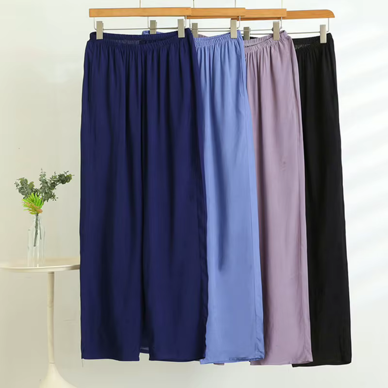 Grande taille pyjama pantalon pour hommes décontracté coton vêtements de nuit