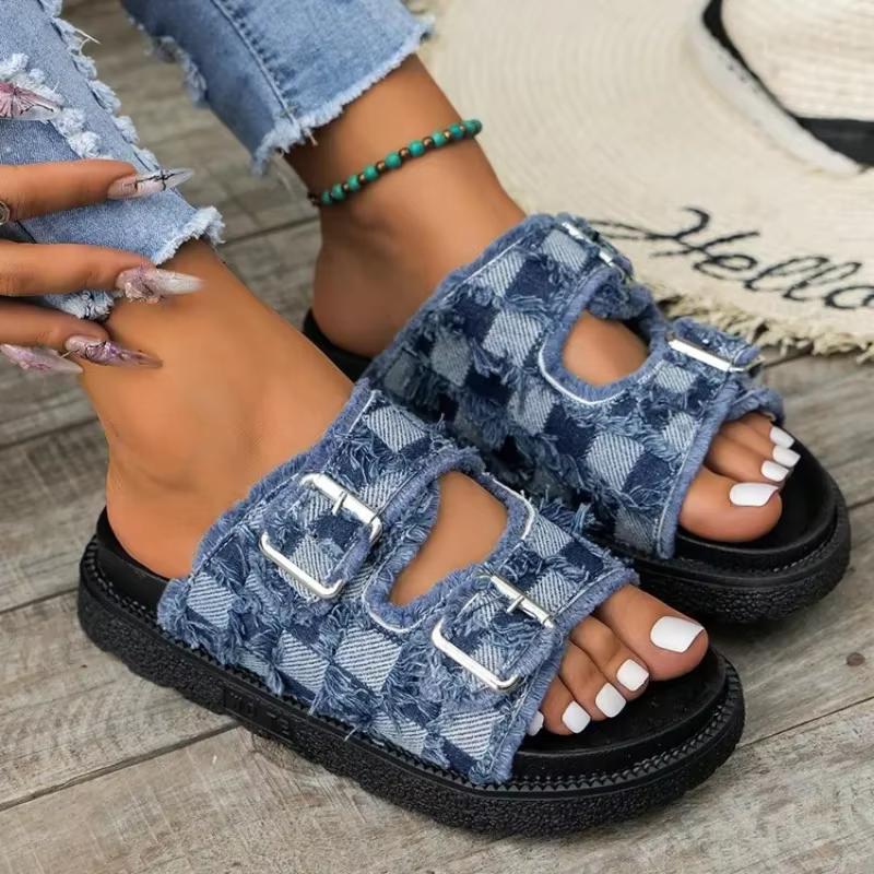 Pantoufles de gladiateur pour femmes