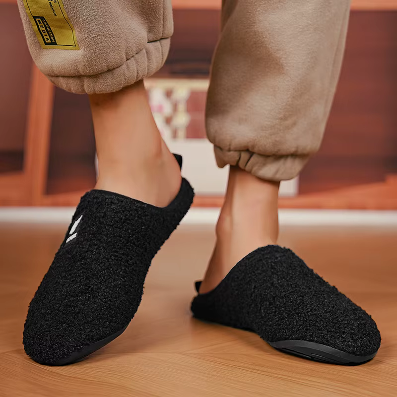 ELUVA 2025 pantoufles pour hommes hiver chaud et léger antidérapant intérieur extérieur maison chaussures confortables