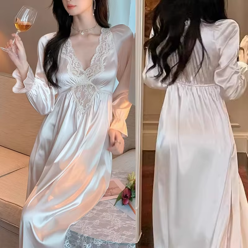 Robe de nuit longue pour femme