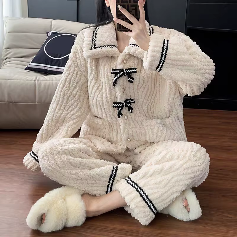 Pyjama d'automne et d'hiver pour femmes