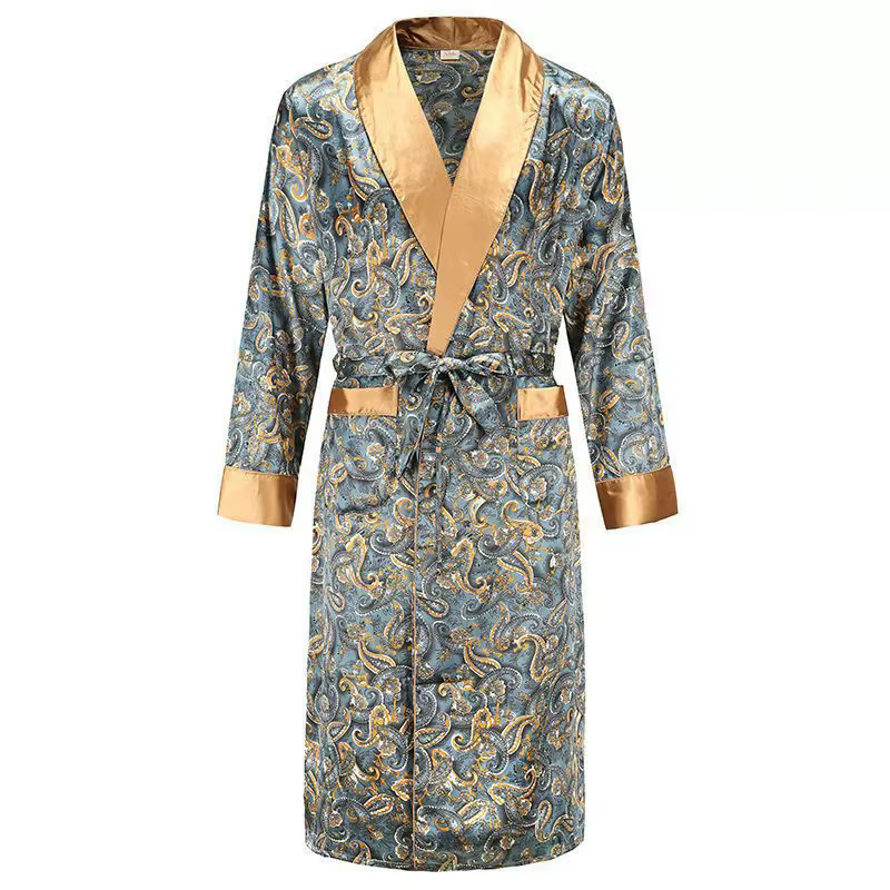 Kimono soyeux de luxe pour hommes et femmes
