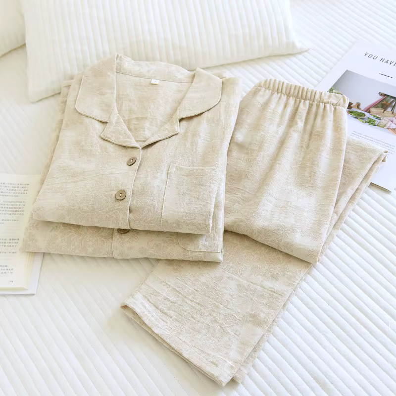 Ensemble de pyjama jacquard pour couples