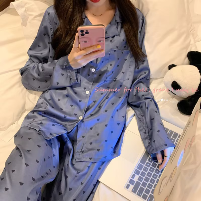 Pyjama à manches longues pour femme