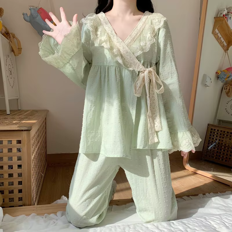 Pantalon de pyjama Princesse en dentelle pour femme