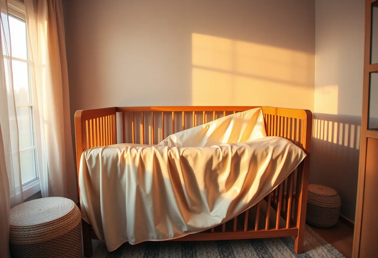 Berceau dans une nursery accueillante
